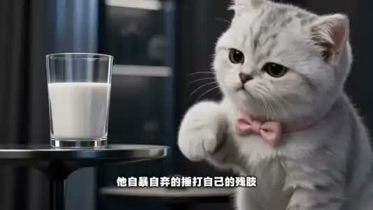 送你小猫之反派银渐层