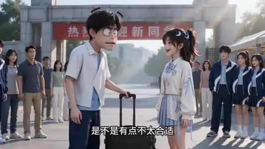 刚上大学就和校花老婆同居了